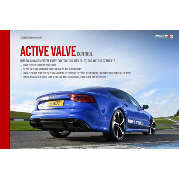 Milltek Active Valve Control Audi S4 3.0T B9 Non Sport Diff SSXAU677