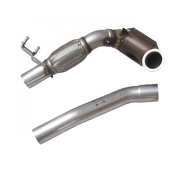 VWR Golf 7 R 2.0 TSI Front Exhaust System with high flow Catalyst 